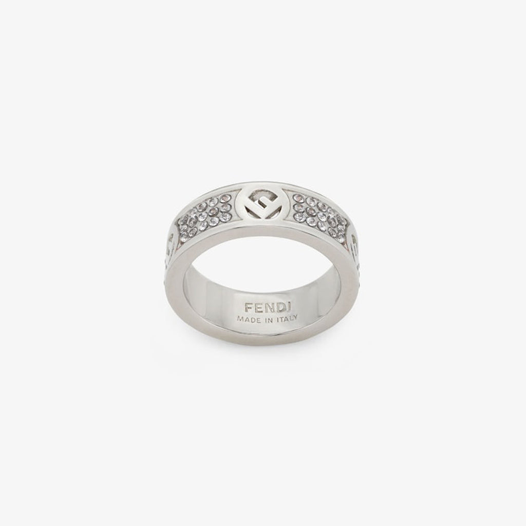 18K Fendi Is White Gold Ring