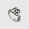 Double Gucci Marmont Key Open Ring