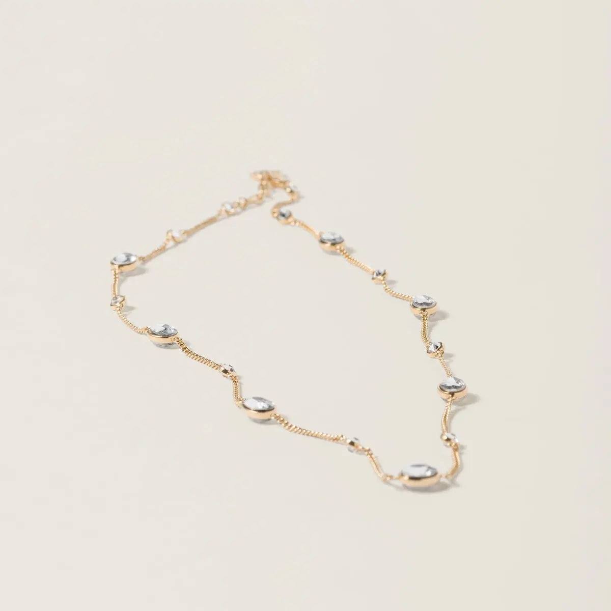 18K Miu Metal Crystals Bracelet