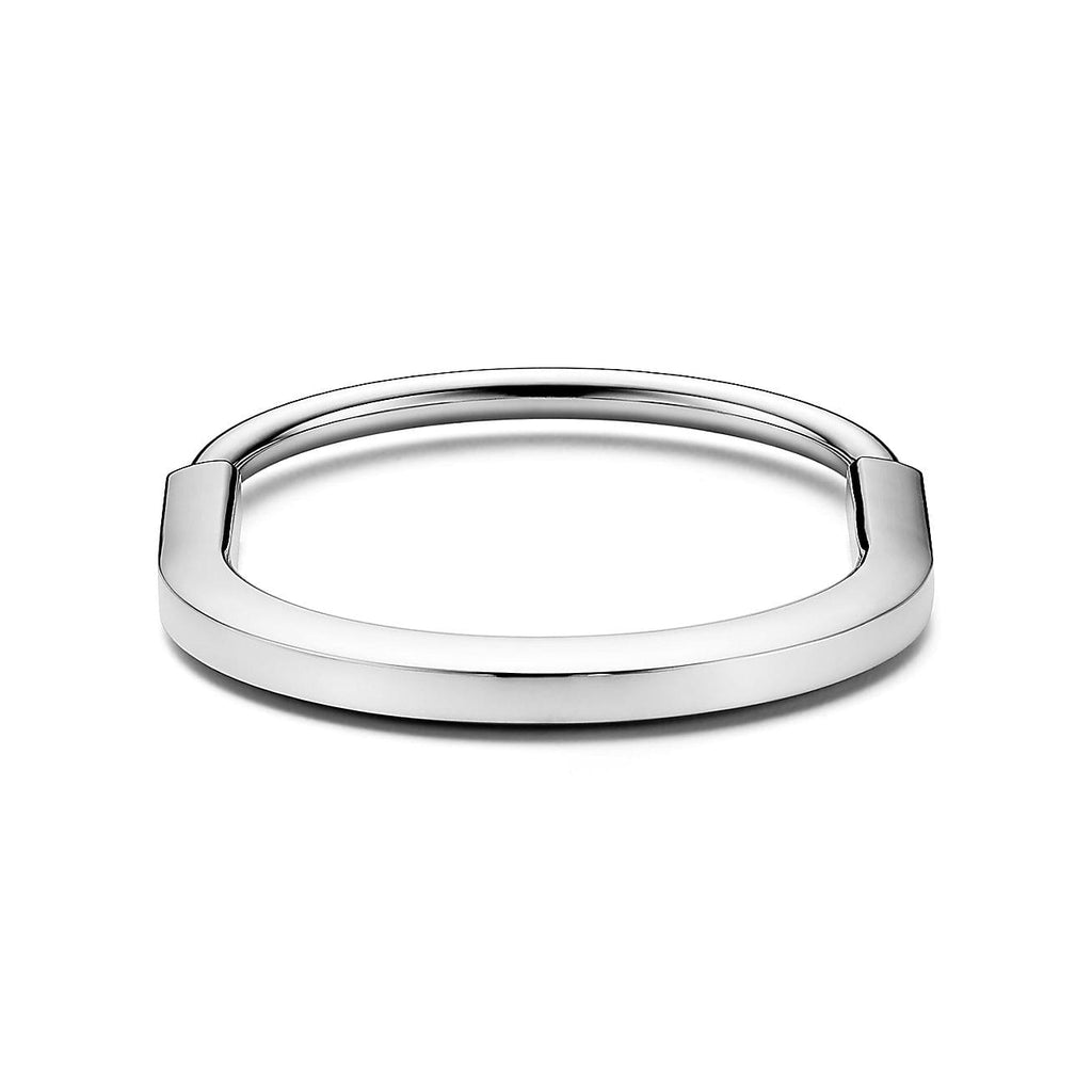 18K Tiffany Lock Bangle Bracelet