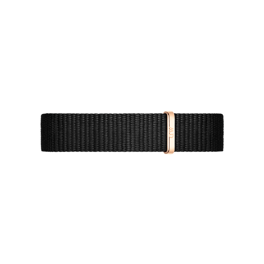 DW Petite Cornwall Black Rose Gold