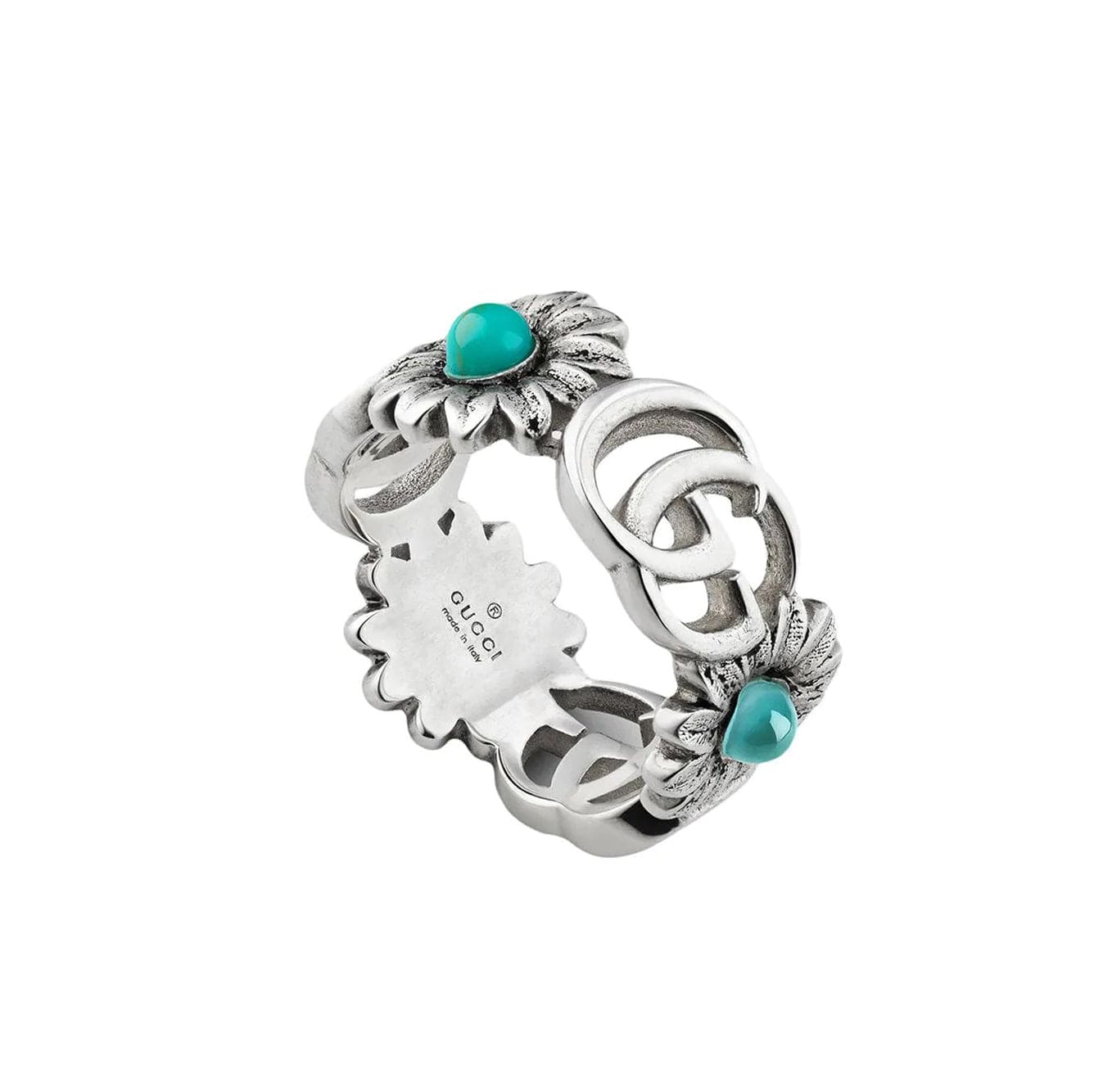 Double Gucci Flowers Ring
