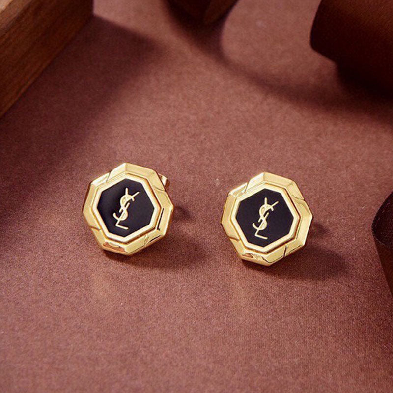 18K YSL Gold Earrings