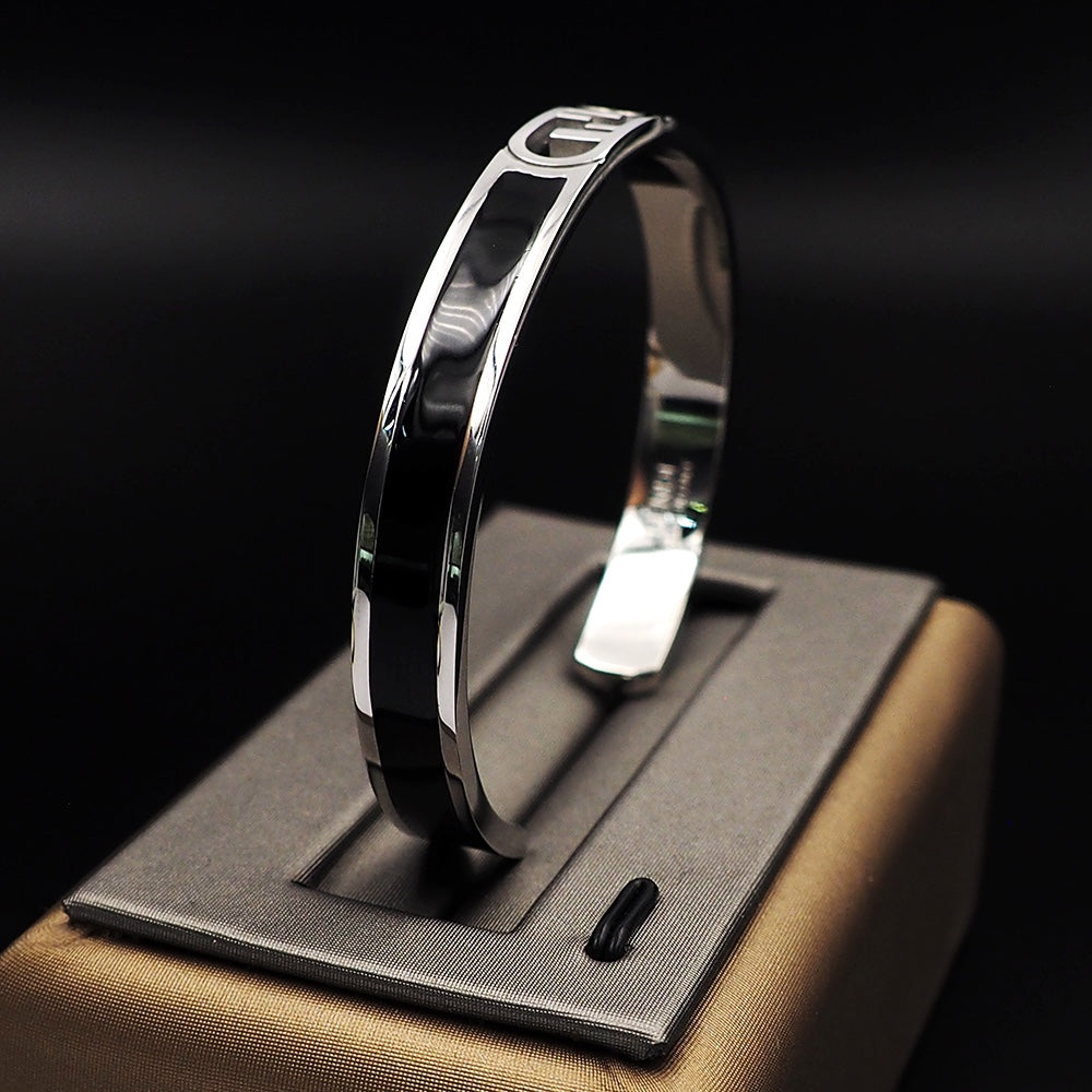 18K Fendi Open Cuff Bracelet