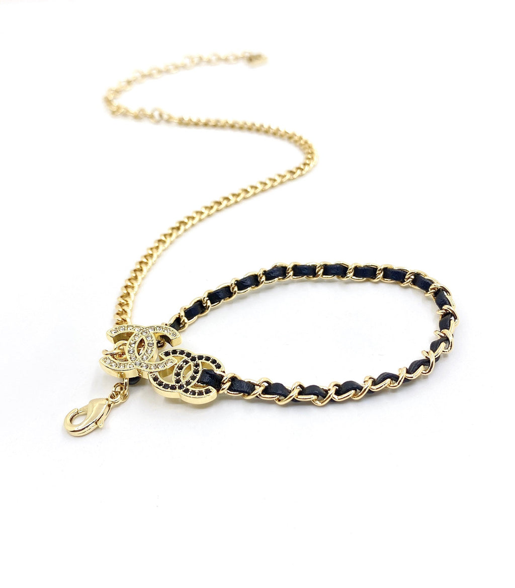 18K  Chanel Black & White Necklace