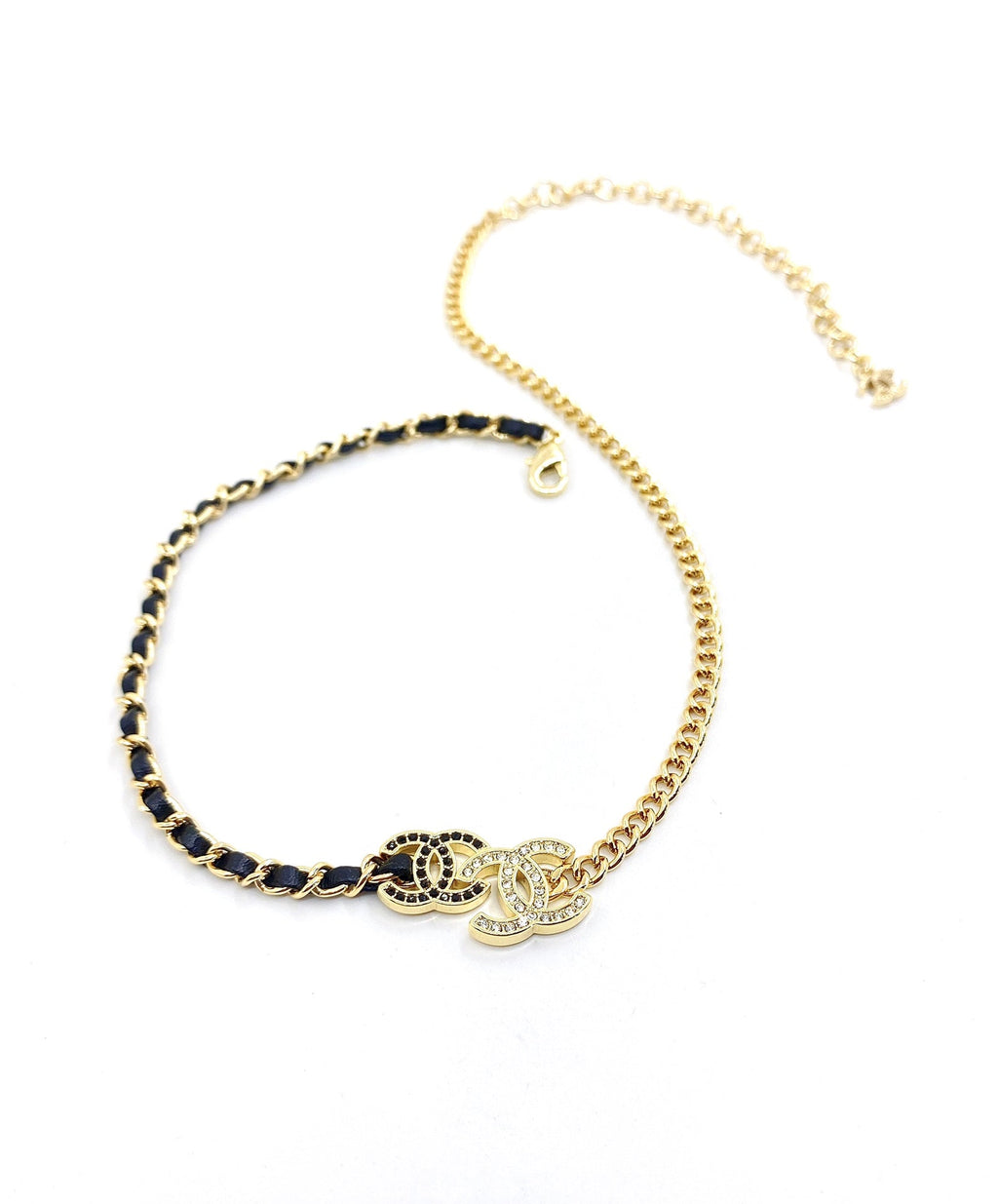 18K  Chanel Black & White Necklace