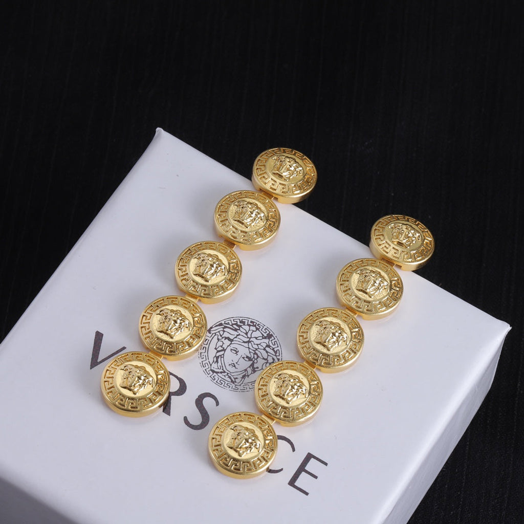 18K Long Earrings