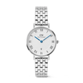 DW Petite Roman Numerals Date 5-link Silver Watch